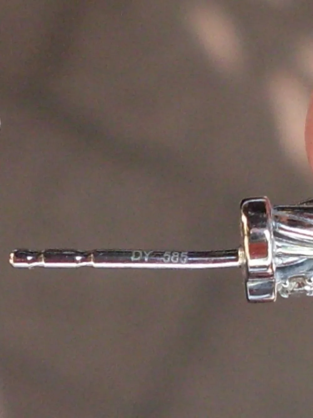 Retired - David Yurman Diamond Crossover Hoop Earrings - 1.25 Inches - 14K/925